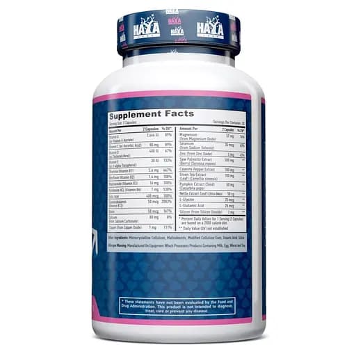 Витамины и минералы Haya Labs Prostate Health 60 капсул - фото 2