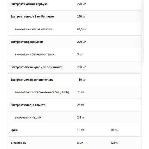 Диетическая добавка для здоровья мужчин UNS Prostavital 60 вегетарианских капсул (2022-10-2715) - фото 2