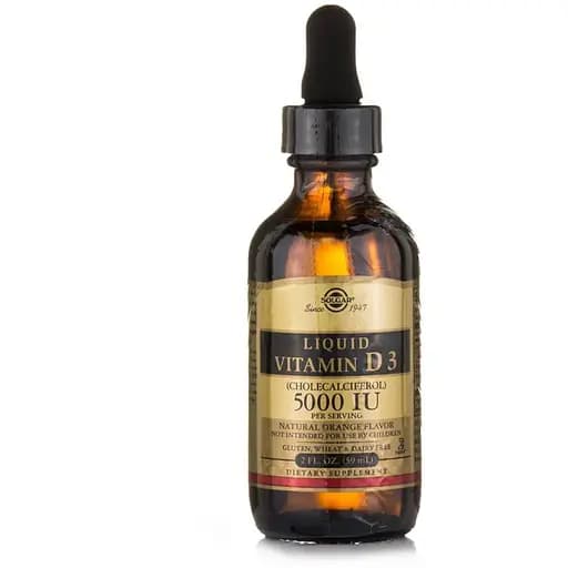 Витамины и минералы Solgar Vitamin D3 125 mcg, 59 мл - фото 1