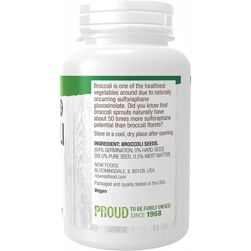 Броколі Now Foods Broccoli Seeds Sprouting 113 г - фото 2