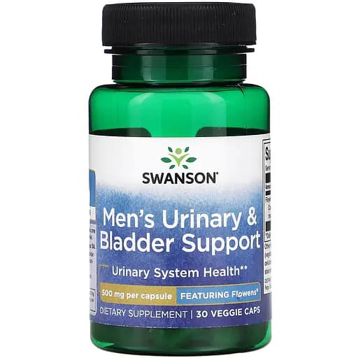 Поддержка мочевыделительной системы для мужчин Swanson Men's Urinary & Bladder Support 500 мг 30 капсул - фото 1