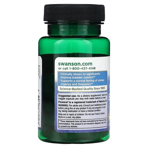 Поддержка мочевыделительной системы для мужчин Swanson Men's Urinary & Bladder Support 500 мг 30 капсул - фото 3