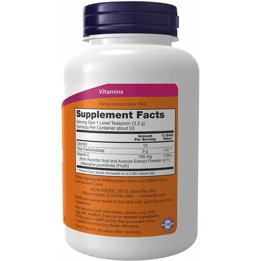 Ацерола Now Foods Powder 170 г - фото 2