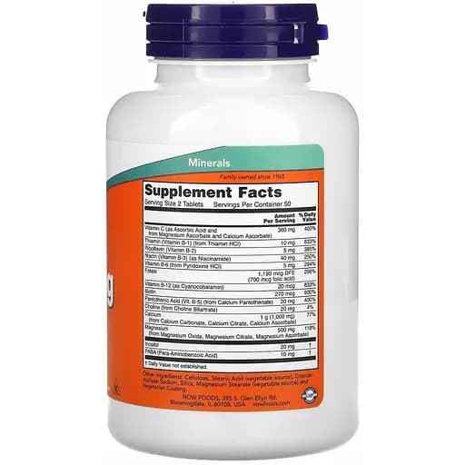 Кальций-магний антистресс Now Foods Cal-Mag Stress Formula 100 таблеток - фото 2