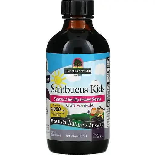 Сироп для дітей Nature's Answer Sambucus Kid's Formula 4000 мг 120 мл - фото 1