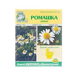 Фиточай Ключи здоровье Ромашки цветы 1.2 г 20 фильтр-пакетов 20 фильтр-пакетов