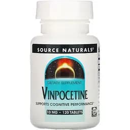 Натуральная добавка Source Naturals Винпоцетин 10 мг 120 таблеток