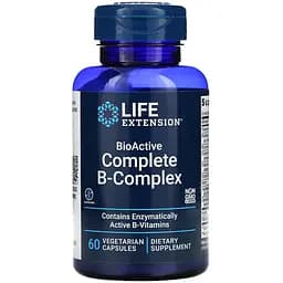 Витамины и минералы Life Extension BioActive Complete B-Complex 60 вегакапсул