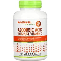 Аскорбиновая кислота NutriBiotic Ascorbic Acid 100% Pure Vitamin C 227 г