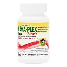 Вітаміни та мінерали NaturesPlus Hema-Plex 60 капсул