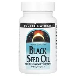 Олія чорного кмину Black Seed Oil Source Naturals 60 гелевих капсул