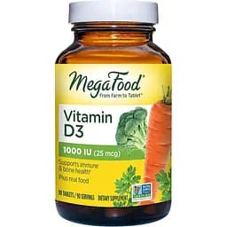 Вітаміни та мінерали MegaFood Vitamin D3 1000 UI 90 таблеток