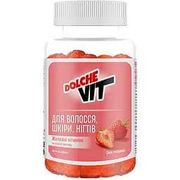 Витамины Dolche Vit для волос, кожи, ногтей на основе пектина 60 желейных конфет