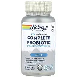Комплекс пробіотиків для чоловіків Solaray Complete Probiotic Men's 30 веганських капсул - мініатюра 1