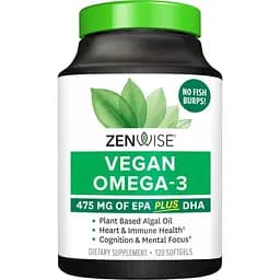 Омега-3 для веганів Zenwise Vegan Omega-3 120 гелевих капсул