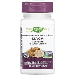 Натуральна добавка Nature's Way Premium Extract Maca 350 mg, 60 вегакапсул