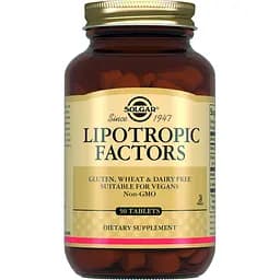 Дієтична добавка Solgar Ліпотропний фактор 50 пігулок