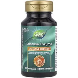 Натуральная добавка Nature's Way Lactase Enzyme Formula 100 капсул