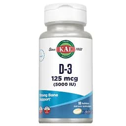 Вітамін Д-3 KAL D-3 5000 IU 125 mcg 90 softgel