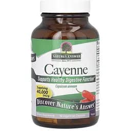 Кайєнський перець Nature's Answer Cayenne 90 капсул