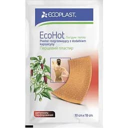 Пластир Ecoplast перцевий перфорований 10 см х 18 см
