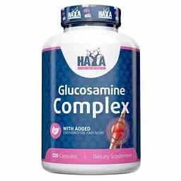Препарат для суглобів і зв'язок Haya Labs Glucosamine Chondroitin & MSM Complex 120 капсул