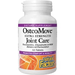 Добавка Natural Factors OsteoMove Extra Strength Joint Care для рухливості суглобів 60 таблеток
