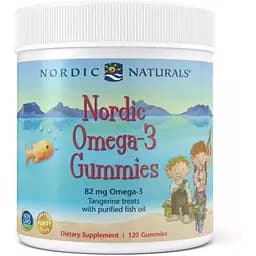 Жирные кислоты Nordic Naturals Nordic Omega-3 Gummies 120 желеек мандарин
