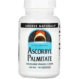 Аскорбіл пальмітат Source Naturals 500 мг 90 капсул