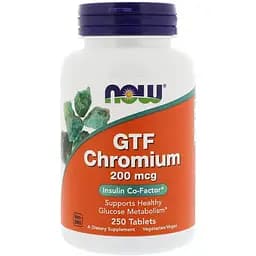 Хром Now Foods 200 мкг 250 таблеток