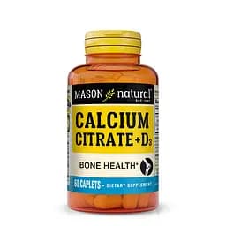 Вітаміни та мінерали Mason Natural Calcium Citrate Plus Vitamin D3 60 каплет
