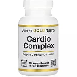 Кардіо-комплекс California Gold Nutrition Cardio Complex 180 вегетаріанських капсул