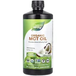 Натуральна добавка Nature's Way Organic MCT Oil, 887 мл