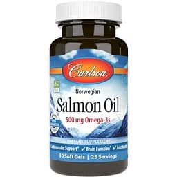 Жирні кислоти Carlson Labs Salmon Oil 50 капсул