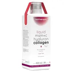 Дієтична добавка Nutriversum Liquid MSM+C Hyaluron Collagen лісові ягоди 500 мл