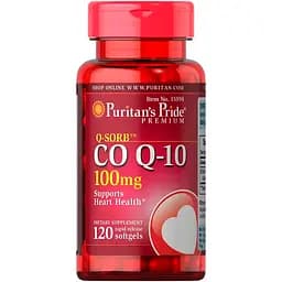 Коензим Puritan's Pride Q-SORB Co Q-10, 100 мг 120 капсул (PTP-00064)