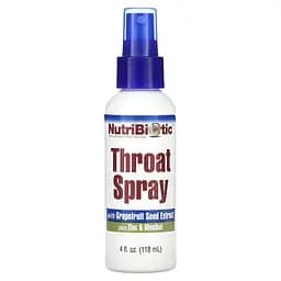 Екстракт грейпфрутової кісточки Nutribiotic Throat Spray 118 ml (1086-2022-10-3010)