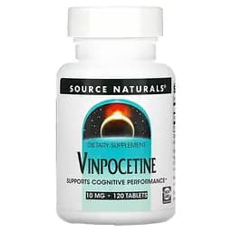 Натуральная добавка Source Naturals Vinpocetine 10 mg, 120 таблеток - мініатюра 1