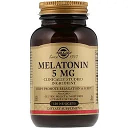 Мелатонин Solgar 5 мг 120 жевательных таблеток