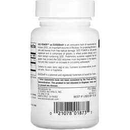 Супероксиддисмутаза Source Naturals SOD Power 250 мг 60 таблеток - мініатюра 6