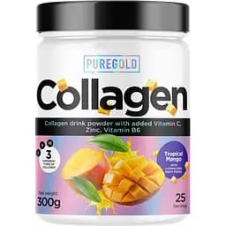 Колаген Pure Gold Collagen Tropical Mango with Mango pieces 300 г