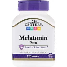 Мелатонин 21st Century 5 мг 120 таблеток