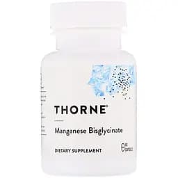 Бісгліцинат марганцю Thorne 15 мг 60 капсул