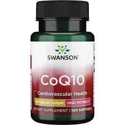 Натуральна добавка Swanson CoQ10 100 mg High Potency, 100 капсул - мініатюра 1