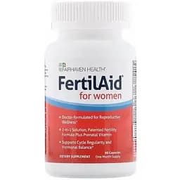 Вітаміни для зачаття Fairhaven Health FertilAid for Women 90 капсул