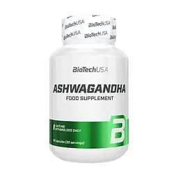Натуральна добавка BioTech Ashwagandha, 60 капсул