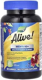 Вітаміни та мінерали Nature's Way Alive! Men's 50+ Gummy, 60 желейок