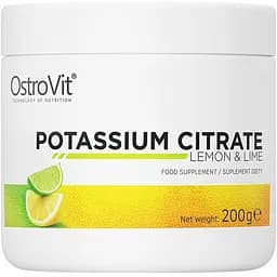 Витамины и минералы OstroVit Potassium Citrate 200 грамм Лимон-лайм
