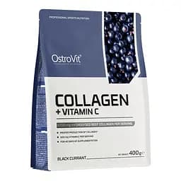 Препарат для суглобів і зв'язок OstroVit Collagen + Vitamin C Чорна смородина 400 г