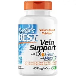 Витамины и минералы Doctor's Best Vein Support 60 вегакапсул